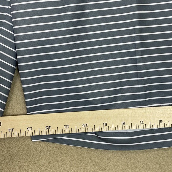 Tattoo Golf Shorts Adult 44 Gray Striped Golf Golfing Performance Logo Mens NWOT - Picture 7 of 14